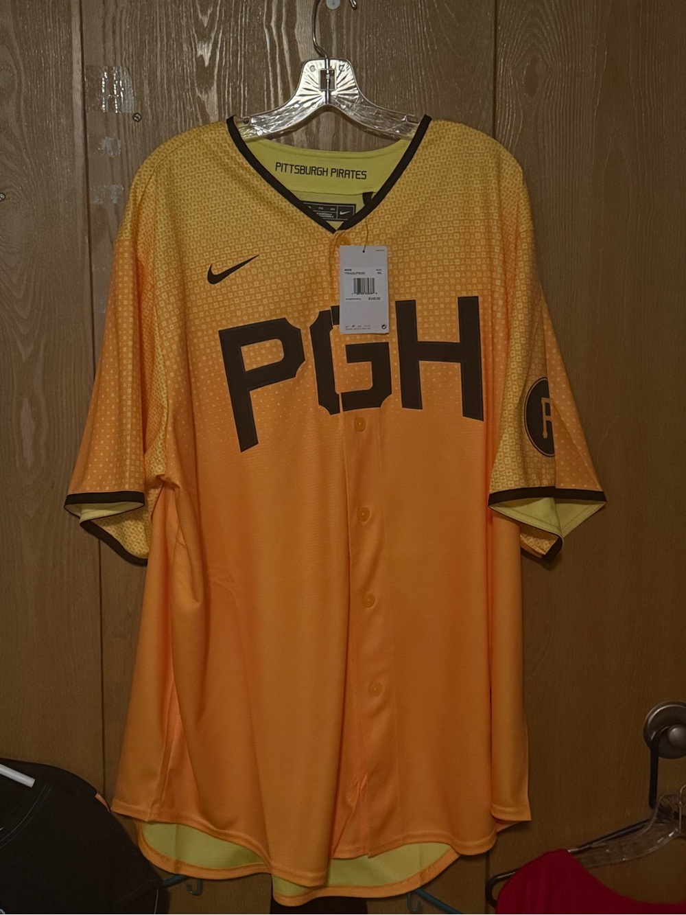 Nike Pittsburgh Pirate City Connect baseball jersey